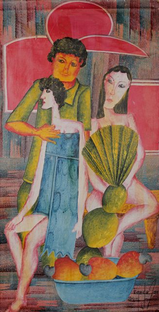 女子与水果, Ivan de Assis, 2000