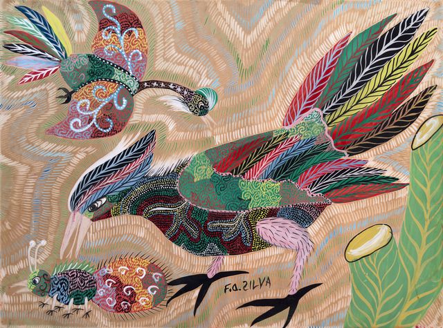 双鸟与昆虫, 奇科·达席尔瓦, 约1969