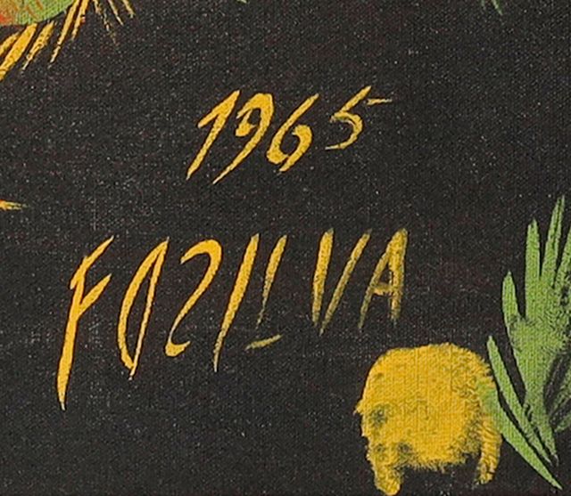 绘制签名的局部: «FOZILVA»