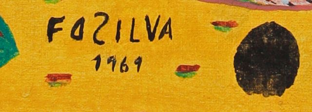 绘制签名的局部: «FOZILVA»
