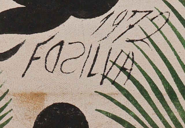 绘制签名的局部: «FOZILVA»
