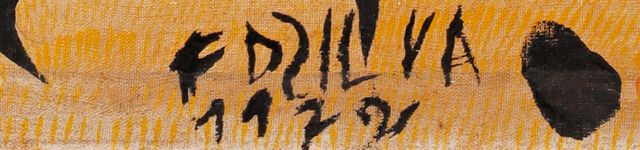 绘制签名的局部: «FDZILVA»