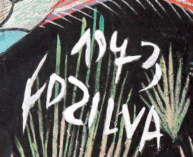 绘制签名的局部: «FDZILVA»