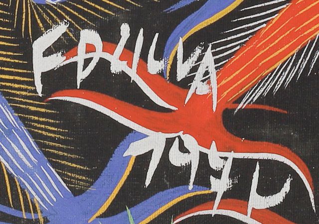 绘制签名的局部: «FDZILVA»
