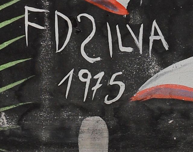 绘制签名的局部: «FDZILVA»