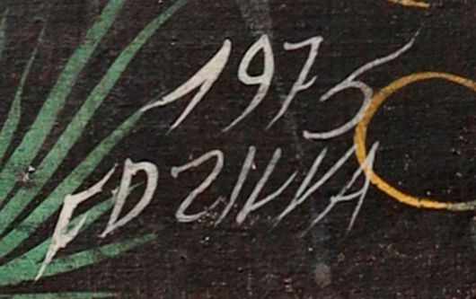 绘制签名的局部: «FDZILVA»