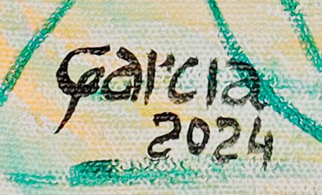 绘制签名的局部: «Garcia»