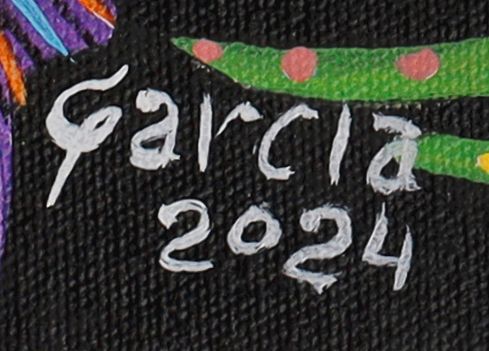 绘制签名的局部: «Garcia»